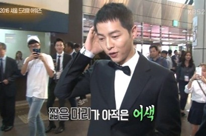 Tetap Ganteng, Song Joong Ki Malah Tak Pede dengan Rambut Cepaknya