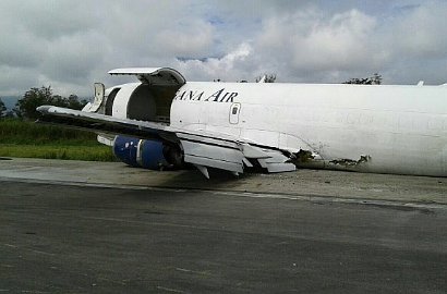 Waduh, Pesawat Trigana Air Bermuatan BBM Tergelincir di Bandara Wamena