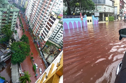 Hujan Usai Idul Adha, 'Banjir Darah' di Bangladesh Ini Bikin Netter Ngeri