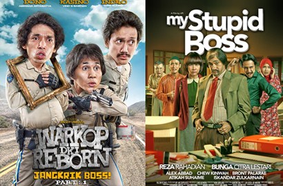 Hebat, 'Warkop DKI Reborn' Geser 'My Stupid Boss' di Box Office Indonesia