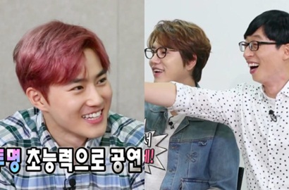Kocak, Suho EXO Pilih Kekuatan Super Ini untuk Yoo Jae Suk di 'Infinity Challenge'