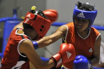 Waduh, Tak Terima Kekalahan Petinju Putri Asal Papua Ngamuk di Ring PON 2016