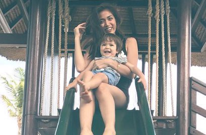 Ceria Berenang Bareng El, Jessica Iskandar Malah Bikin Netter Nangis