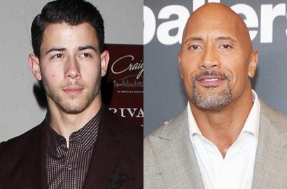 Nick Jonas-Dwayne Johnson Adu Keren di Lokasi Syuting 'Jumanji'