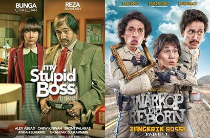Kalahkan 'My Stupid Boss', 'Warkop DKI Reborn' Berjaya di Selebrita Awards 2016