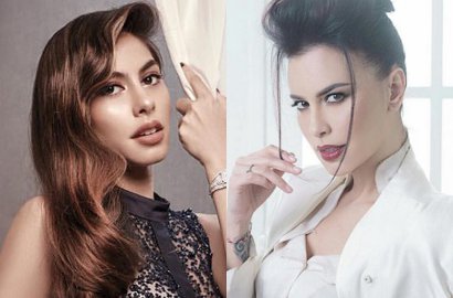 Pamer Belahan Dada, Valerie Thomas Adu Kecantikan Bareng Sophia Latjuba