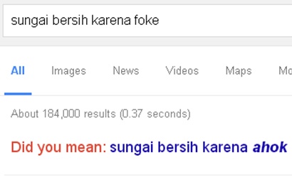 Hasil Pencarian 'Sungai Bersih' Bikin Heboh, Ternyata Begini Cara Kerja Google