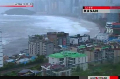 Korsel Diterjang Topan Chaba dan Banjir, #PrayForBusan Jadi Trending Topik
