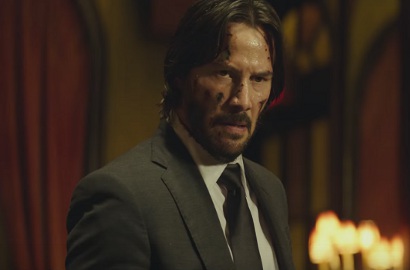 Hadiri Pesta, Keanu Reeves Tembak-Tembakan di 'John Wick: Chapter Two'