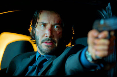 Wah, Keanu Reeves Ditodong Belasan Pistol di Poster 'John Wick: Chapter Two'