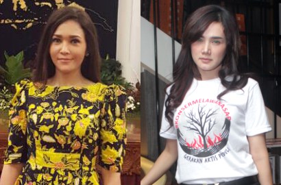 Maia Estianty dan Mulan Jameela Adu Selfie, Keren Mana?