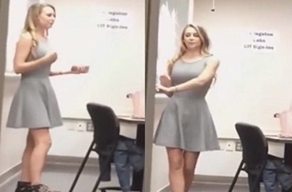 Seksi dan Cantik, Guru Matematika Ini Bikin Heboh di Medsos