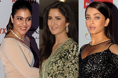Kajol-Katrina Kaif-Aishwarya Pakai Gaun Pamer Bahu Mulus, Siapa Paling Cantik?