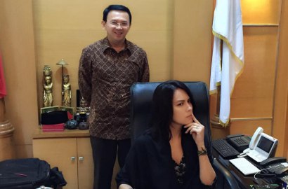 Blusukan Bareng Sophia Latjuba, Ahok Selalu Pamit Istri