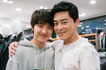 Ciee, Jo Jung Suk Peluk D.O. EXO di Foto Adegan 'Hyung'