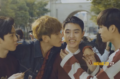 Baekhyun Hampir Cium D.O. EXO di Iklan Pepero