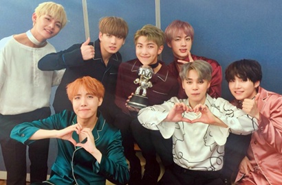 Menang Lagi, BTS Nyanyi Sambil Tiduran Saat Encore di 'M! Coundtdown'