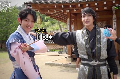 Perhatian Banget, Lee Jun Ki Ajari Baekhyun Syuting 'Scarlet Heart Ryeo'