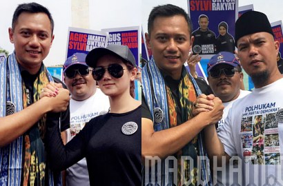 Tak Sepaham dengan Maia, Ahmad Dhani dan Mulan Pilih Dukung Agus Yudhoyono