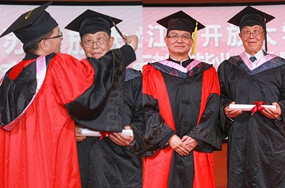 Akhirnya Wisuda, Dua Kakek Ini Jadi Sarjana Tertua di Tiongkok