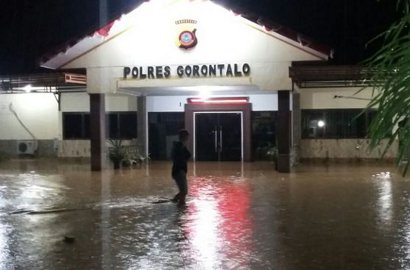 Banjir Besar, 1500 Rumah dan Ribuan Hektar Sawah Terendam di Gorontalo