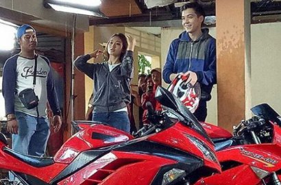 Natasha Wilona Serasi Bonceng Steven di Foto Syuting 'Anak Jalanan', Netter: Cocok