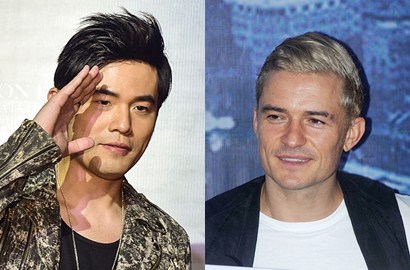Orlando Bloom dan Jay Chou Adu Ganteng Lewat Foto Selfie, Pilih Siapa?