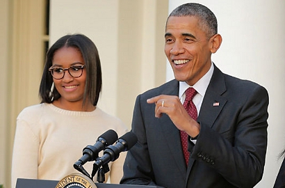 Kalah Canggih, Presiden Obama Dikerjai Putrinya di Snapchat