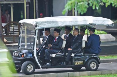 Jadi Sopir di Istana Presiden, Jokowi 'Beri Tumpangan' JK dan Ketua MPR