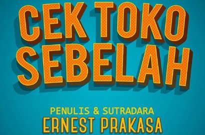 Tampil Kocak, Dion Wiyoko-Adinia Wirasti Mesra di Poster 'Cek Toko Sebelah'