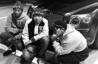 Foto di Studio Bareng Pharrell Williams, GD-T.O.P Bakal Kolaborasi Lagu Baru?