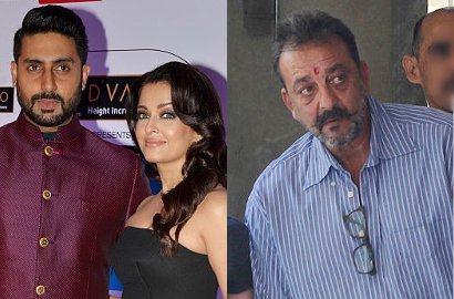 Ada Aishwarya, Abhishek Malah Pilih Cium Mesra Sanjay Dutt Saat Diwali