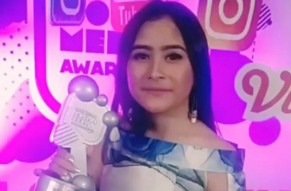 Bahagianya Prilly Latuconsina Kalahkan Agnes Mo di ISMA 2K16