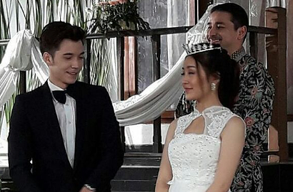 Pakai Mahkota Bak Putri, Cantiknya Natasha Wilona Jadi 'Pengantin' di 'Anak Jalanan'