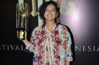 Raih Piala Citra Pertama, Cut Mini: Terima Kasih Keluarga Jusuf Kalla