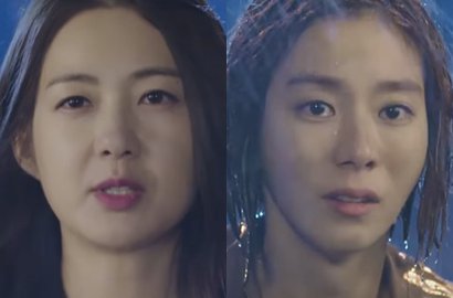 Berlatar Hujan Deras, Lee Yo Won Tatap Sinis Uee di Teaser 'Night Light'