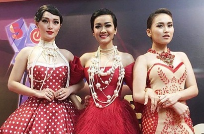 Serba Emas, Cantiknya Ayu Ting Ting, Zaskia Gotik dan Jupe di IDA 2016