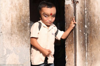 Mirip, Warga India Percaya Bocah Ini Reinkarnasi Dewa Ganesha