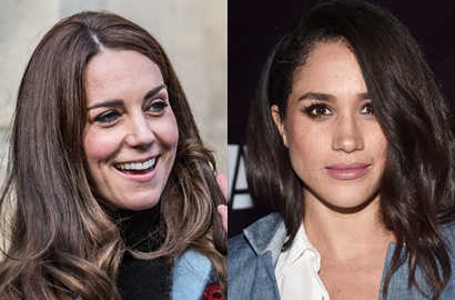 Pakai Gaun Kembar, Lebih Seksi Kate Middleton Atau Kekasih Pangeran Harry?