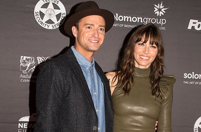 Bulan Madu Kedua, Justin Timberlake-Jessica Biel Basah-Basahan 'Hot' di Pantai