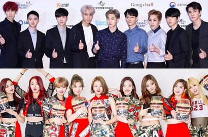 Wow, EXO dan Twice Sukses Jadi Grup dengan Reputasi Brand Tertinggi