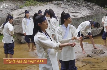 V BTS Malas Bangun, Minho cs Semangat Cuci Baju di BTS 'Hwarang'