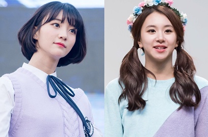 Chaeyoung Twice dan Binnie Oh My Girl Pakai Baju Kembaran, Siapa Lebih Imut?