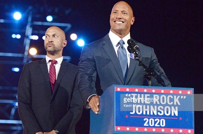 Dwayne Johnson Ingin Gantikan Donald Trump Jadi Presiden AS 2020