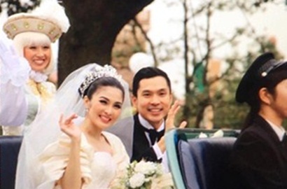 Menyentuh, Ini Ungkapan Bahagia Sandra Dewi Nikah Ala Cinderella di Disneyland