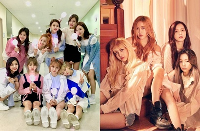 Twice, Black Pink Cs Adu Cantik dan Seksi di Red Carpet Asia Artist Awards 2016
