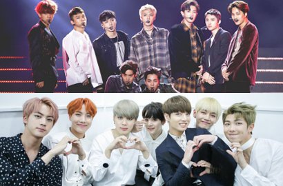 Adu Ganteng, EXO-BTS cs Bikin Meleleh di Red Carpet AAA 2016