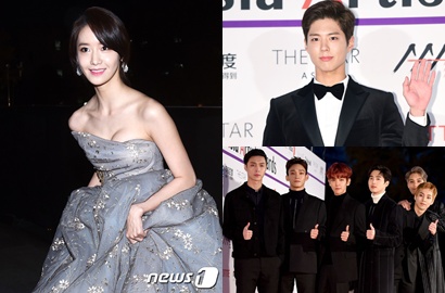 Park Bo Gum, Yoona dan EXO Raih Trofi Asia Star Awards di AAA 2016