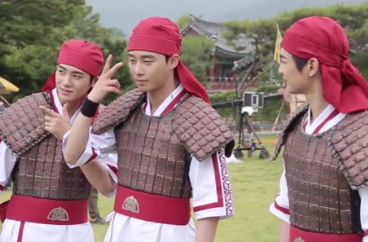 Intip Serunya Park Seo Joon-Minho Cs Syuting Ujian dan Olahraga di 'Hwarang'