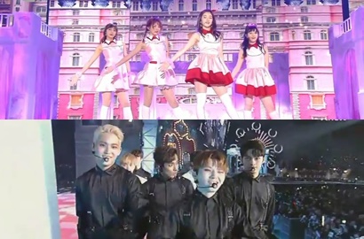 Aksi Memukau Seventeen, Black Pink dan Red Velvet Meriahkan MMA 2016